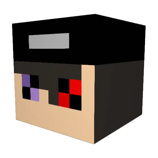 kumakuma1101 Minecraft avatar head, 3D render