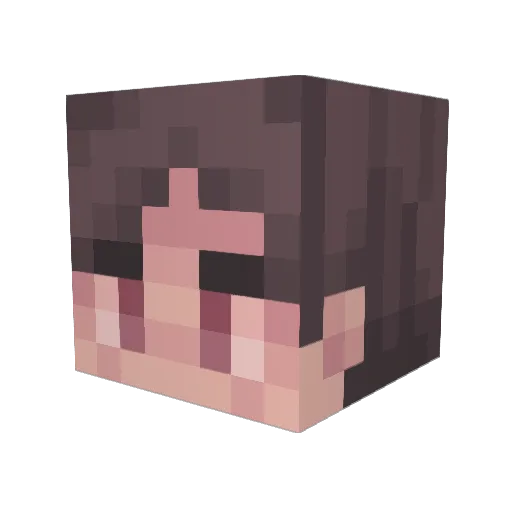kumakun88 Minecraft avatar head, 3D render