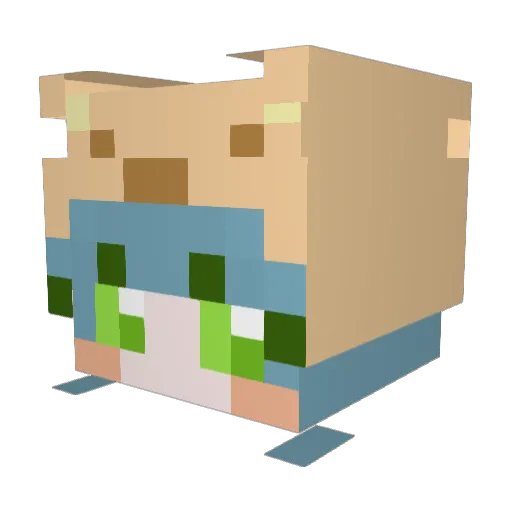 kumanoko159 Minecraft avatar head, 3D render