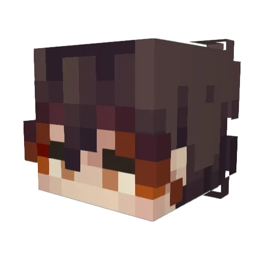 kumarhane Minecraft avatar head, 3D render
