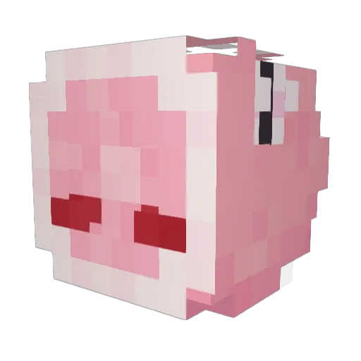 kumekkka Minecraft avatar head, 3D render