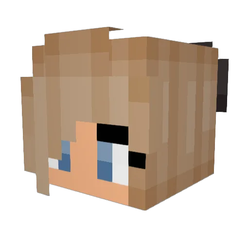 kumite2000 Minecraft avatar head, 3D render