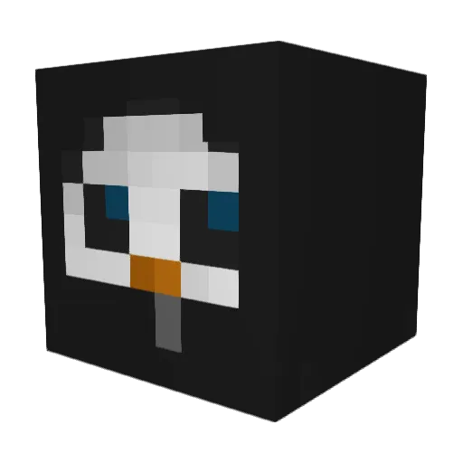 kumiyan Minecraft avatar head, 3D render