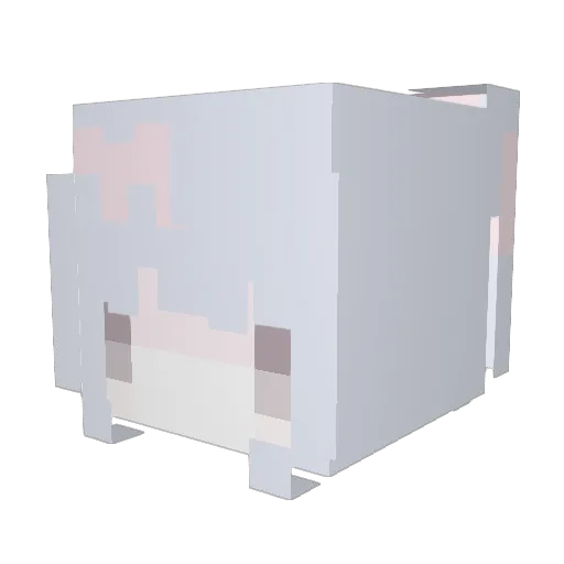 kumizoko Minecraft avatar head, 3D render