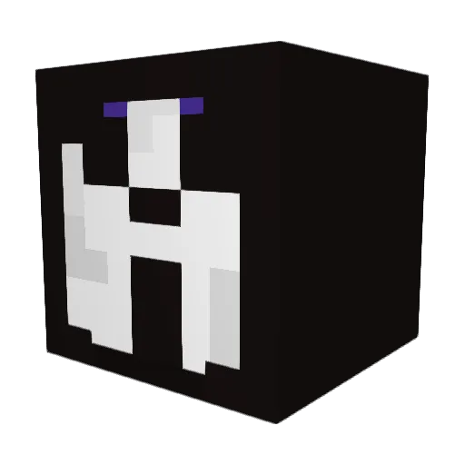 kumle Minecraft avatar head, 3D render