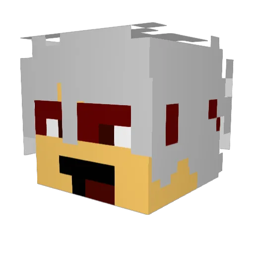 kunay_ Minecraft avatar head, 3D render