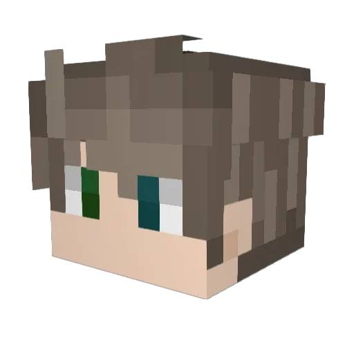 kuner11 Minecraft avatar head, 3D render