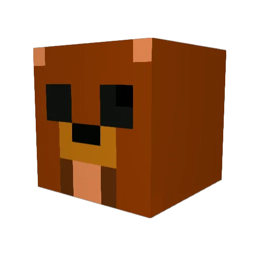 kung_0 Minecraft avatar head, 3D render