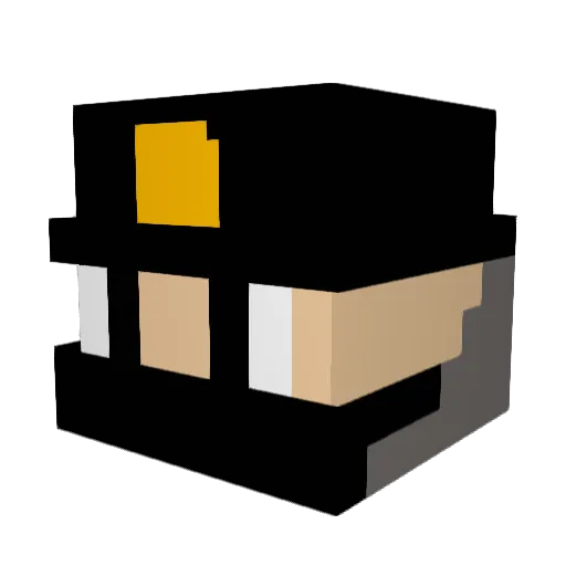 kung_julien Minecraft avatar head, 3D render