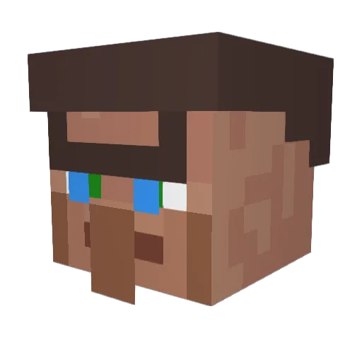 kuni4 Minecraft avatar head, 3D render