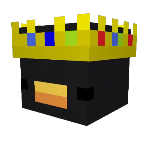 kuningasPinqu Minecraft avatar head, 3D render