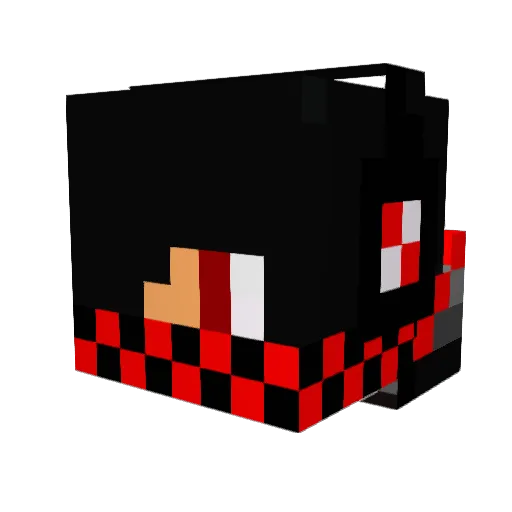 kunkstar7 Minecraft avatar head, 3D render
