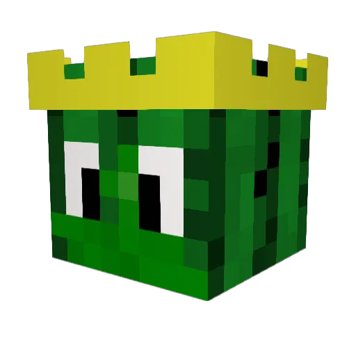 kupek2555 Minecraft avatar head, 3D render