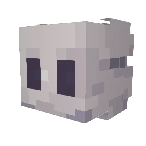 kur0mbi Minecraft avatar head, 3D render