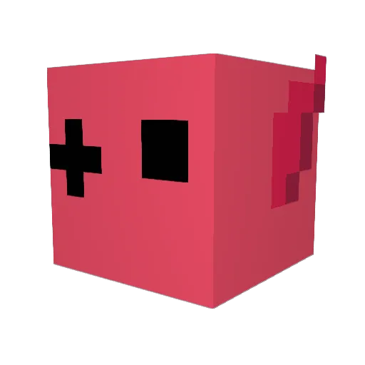 kurama1258 Minecraft avatar head, 3D render