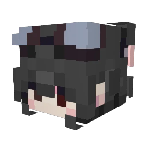 kurami824 Minecraft avatar head, 3D render