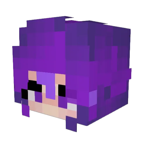 kurato28 Minecraft avatar head, 3D render