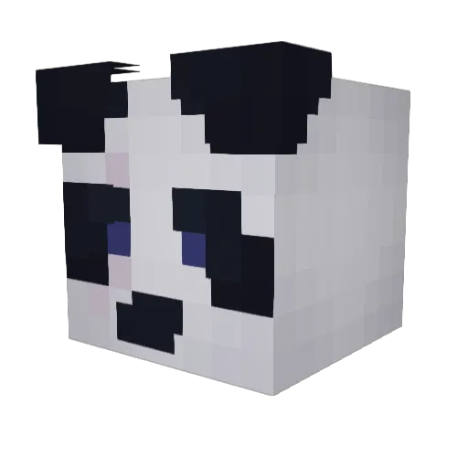 kurbas_ Minecraft avatar head, 3D render