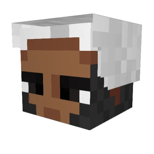 kurdomurdo_ Minecraft avatar head, 3D render