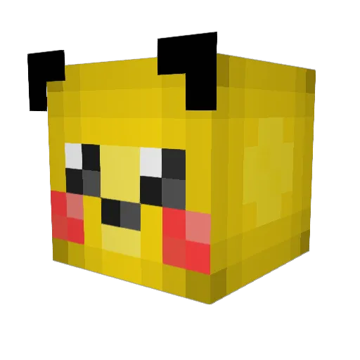 kureah Minecraft avatar head, 3D render