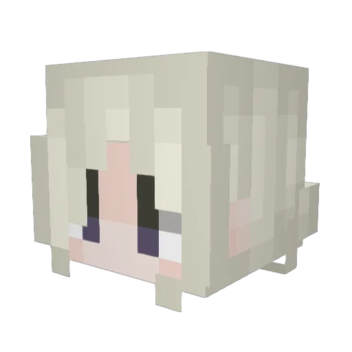 kuri5728 Minecraft avatar head, 3D render