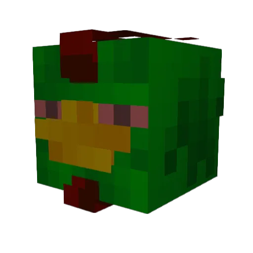 kurica9 Minecraft avatar head, 3D render