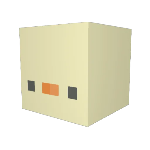 kurin_sky Minecraft avatar head, 3D render
