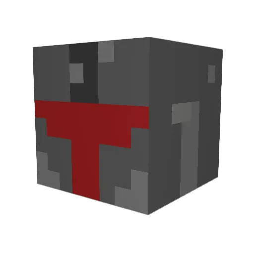 kuripit Minecraft avatar head, 3D render