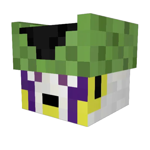 kurisutinaaa Minecraft avatar head, 3D render