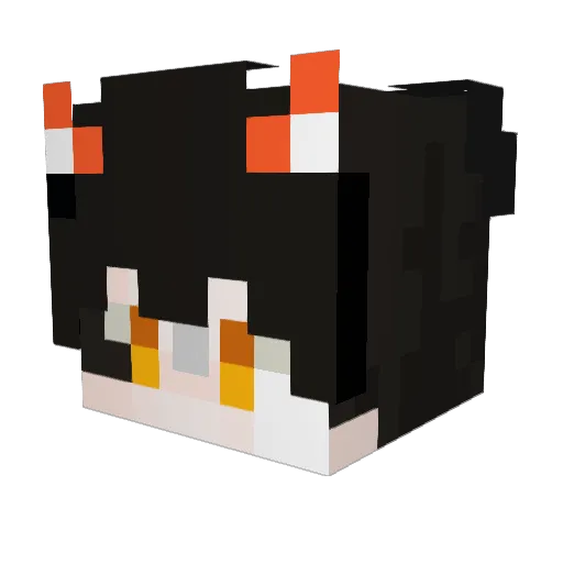 kurodog11 Minecraft avatar head, 3D render