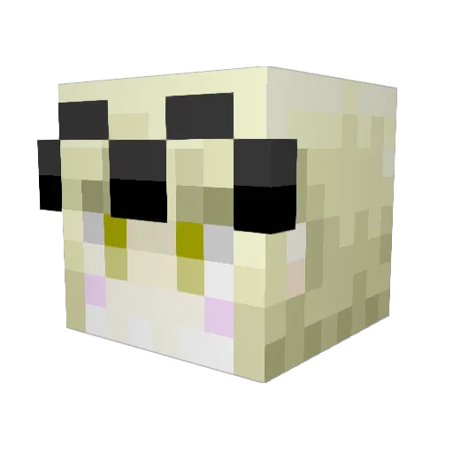 kuroro0612 Minecraft avatar head, 3D render