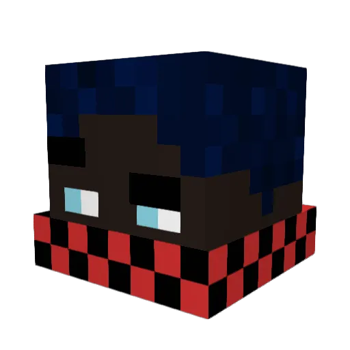kurtassassin Minecraft avatar head, 3D render