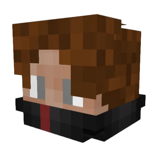 kurtosia Minecraft avatar head, 3D render