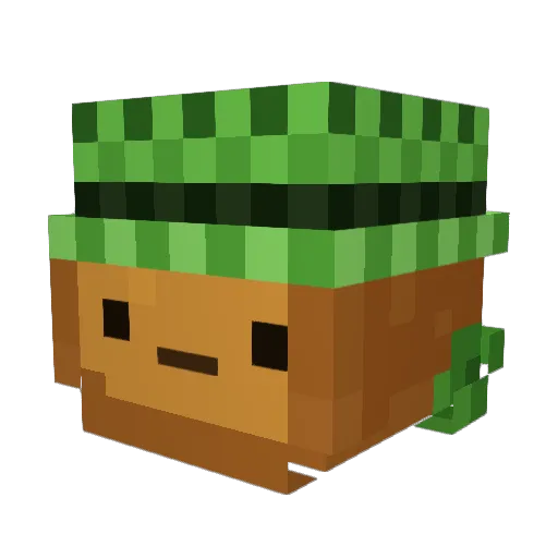 kuruYT Minecraft avatar head, 3D render