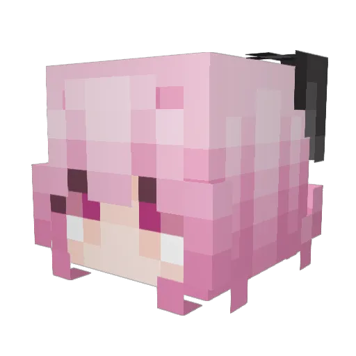 kuru_tre Minecraft avatar head, 3D render