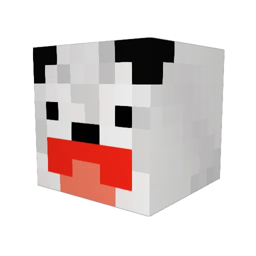kurubushi09 Minecraft avatar head, 3D render