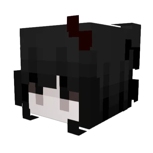 kurumial Minecraft avatar head, 3D render