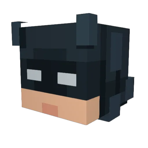 kurva1 Minecraft avatar head, 3D render