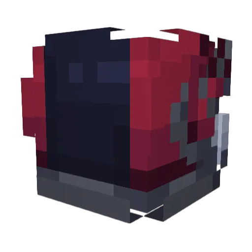 kurzst Minecraft avatar head, 3D render