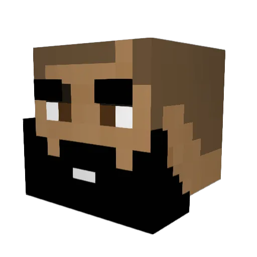 kushblower666 Minecraft avatar head, 3D render