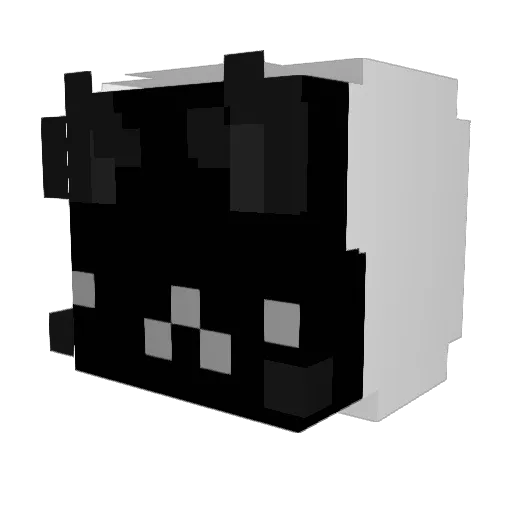 kusin_ Minecraft avatar head, 3D render