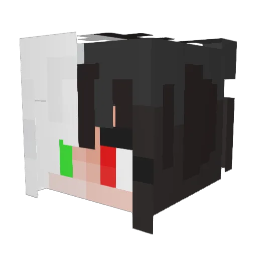 kusiro94 Minecraft avatar head, 3D render