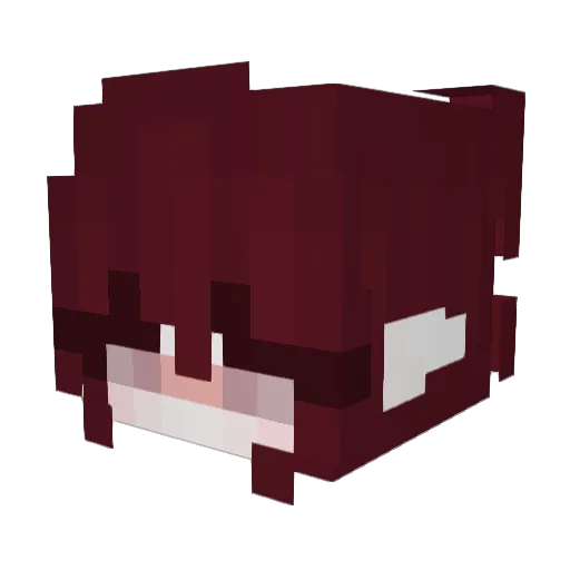 kusiruntti Minecraft avatar head, 3D render