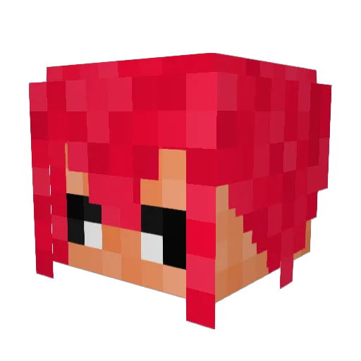 kuso0925 Minecraft avatar head, 3D render