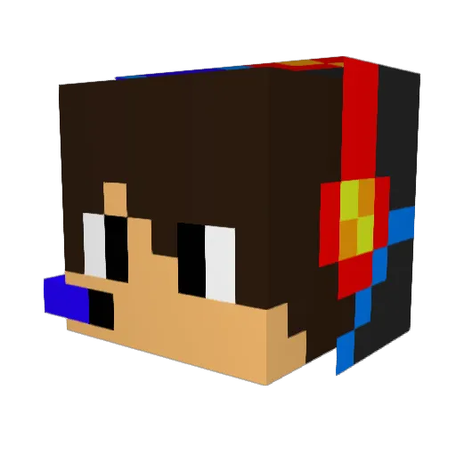 kutaswdupie69 Minecraft avatar head, 3D render