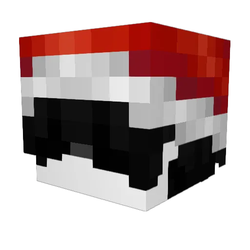 kutekpro Minecraft avatar head, 3D render