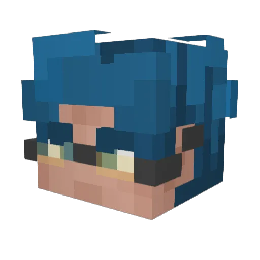 kutev98 Minecraft avatar head, 3D render