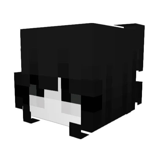 kutouka Minecraft avatar head, 3D render