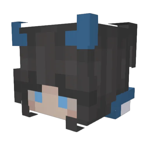 kutyus001 Minecraft avatar head, 3D render