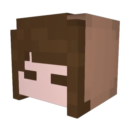 kuu956 Minecraft avatar head, 3D render